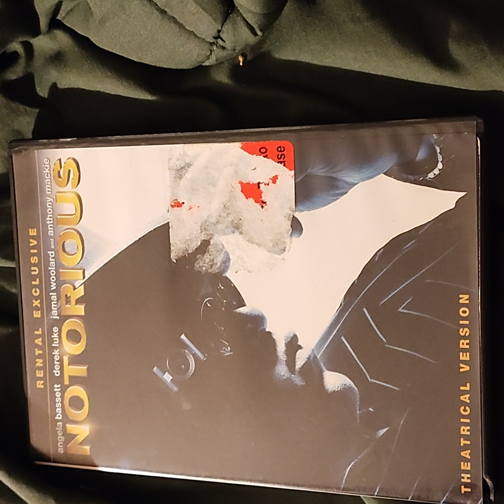 "NOTORIOUS" DVD